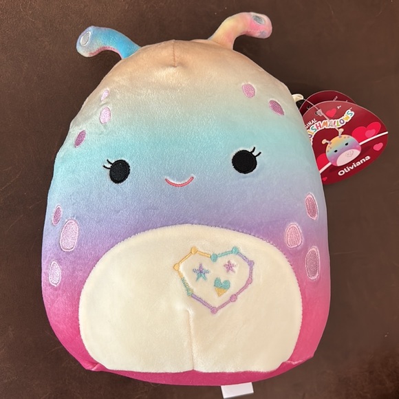 Squishmallows 10” Valentine "Oliviana" Tie-die  Premium Valentines Collectible - Picture 4 of 8